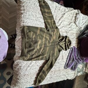 Garage Green Camo Hoodie
